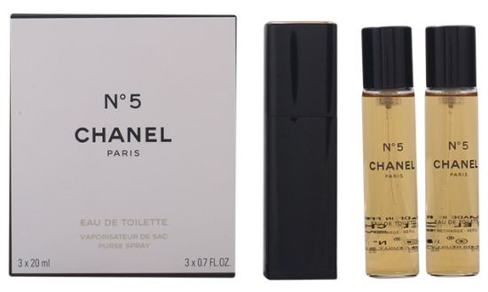 Nº 5 Eau De Toilette Saco Vaporizer 3X20ml