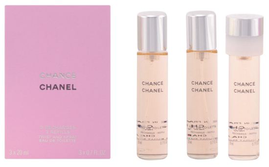 Chance Eau De Toilette Twist & spray Refill 3X20 ml