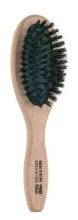 Oak wood pneumatic brush, mixed bristles Oak wood pneumatic brush, mixed bristles