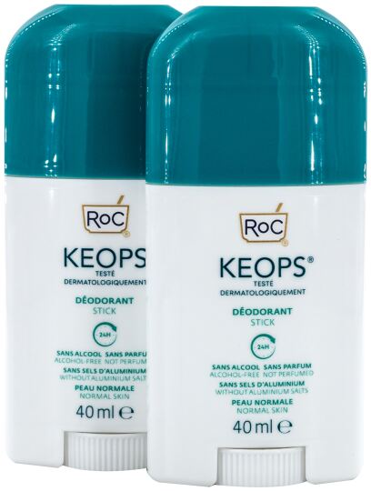 Keops Desodorante Stick 2 x 40 ml