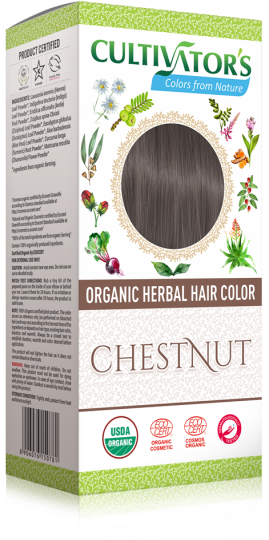 Organic Hair Dye with Brown Herbs 100 gr Organic Hair Dye with Brown Herbs 100 gr