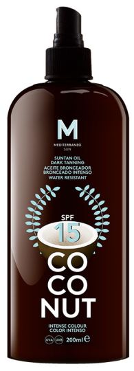 Coconut Suntan Oil Dark Tanning Spf 15 200 ml