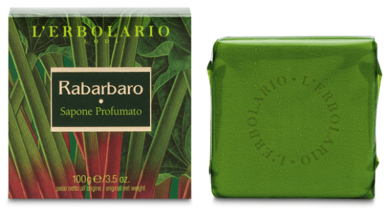 L'Erbolario Rhubarb Scented Soap 100 ml