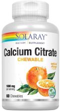 Calcium Citrate Chewable 1000 mg 60 Capsules