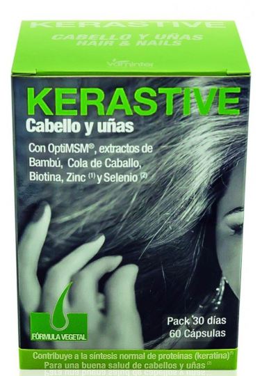 Kerastive Hair Nails Vegetal 60 Capsules