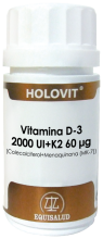 Holovit Vitamin D3 2.000 ui + K2 60 ag 50 cap