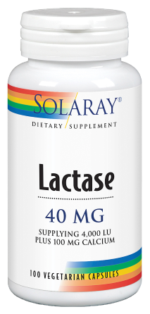 Lactase 40 mg 100 Vegetable Capsules