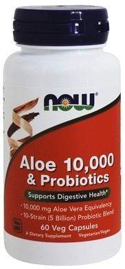 Aloe 10,000 & Probiotics 60 Capsules
