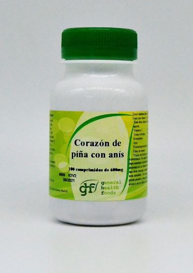 Heart Pineapple 600 mg 100 Chewable Tablets Heart Pineapple 600 mg 100 Chewable Tablets