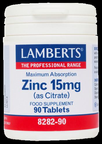 Zinc 90 Tablets 15 mg