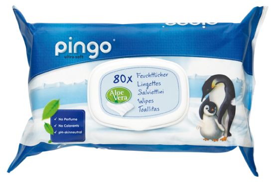 Pingo Ecological Towels without Perfume 80 units