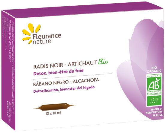 Fleurance Nature Black Radish - Bio Artichoke in Ampoules
