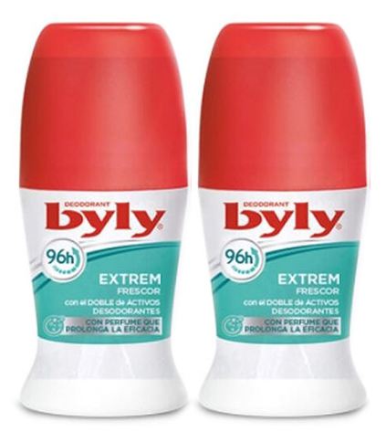 Byly Pack desodorante roll-on extrem frescor 2 x 50 ml